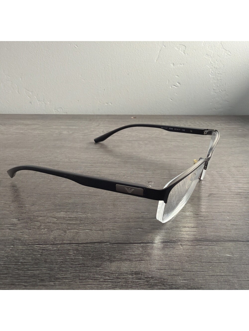 EMPORIO ARMANI EA 1147 3365 BLACK EYEGLASSES 57-17 Frames Only